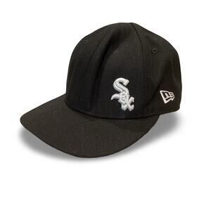 Chicago White Sox New Era Black 59Fifty On Field MLB Basic Fitted Hat